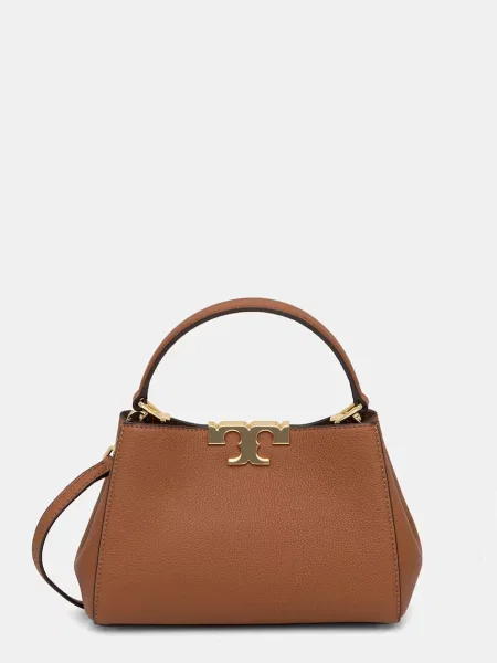 Tory Burch geantă pentru femei din piele Eleanor maro