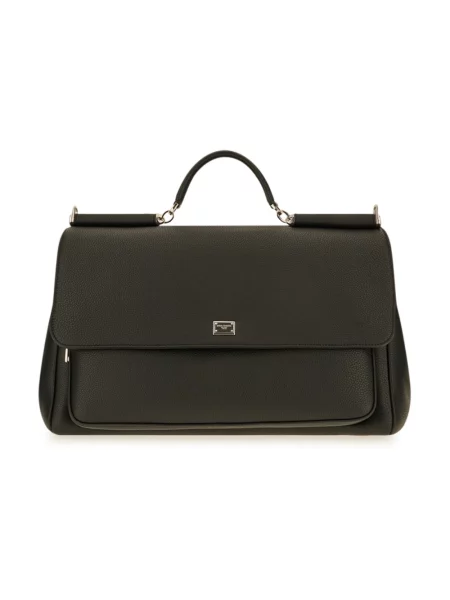 Torba Dolce And Gabbana skórzana czarna