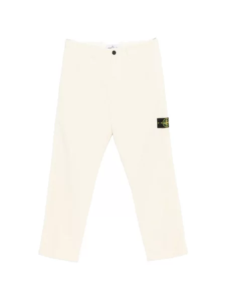 Pantaloni Stone Island de catifea cord cu strasuri