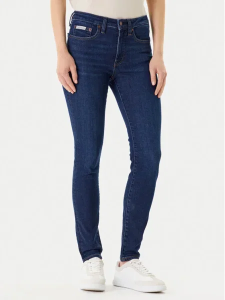 Calvin Klein Jeans Džínsy Tmavomodrá Skinny Fit
