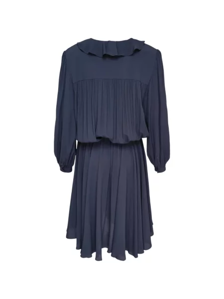Lung rochie mini N°21 cu volane albastru