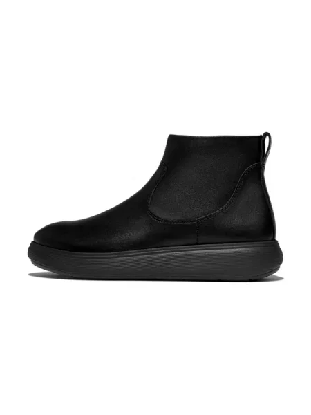 Botki Fitflop skórzane czarne