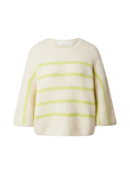 Rich & Royal Pulover verde kiwi / murdar alb