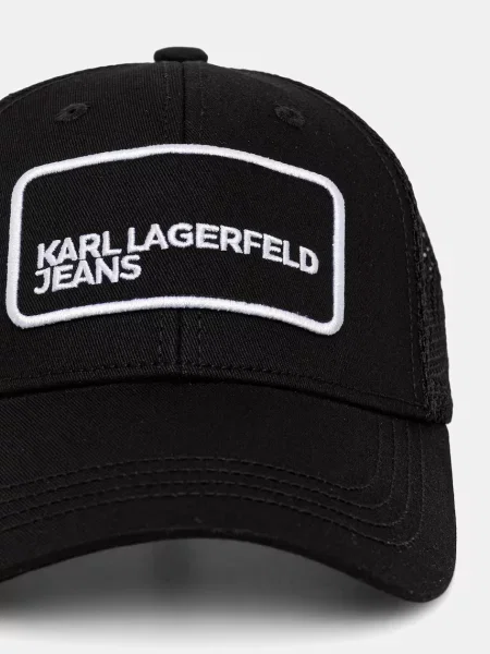 KARL LAGERFELD JEANS Kapa / bela črna