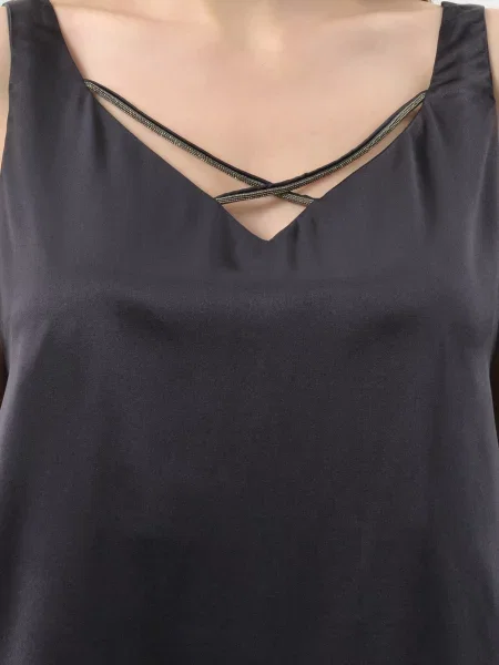 Топ Panicale Cashmere чорний