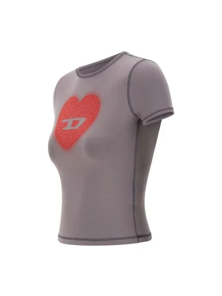 Diesel Koszulki Kobieta XS T-Shirts szary