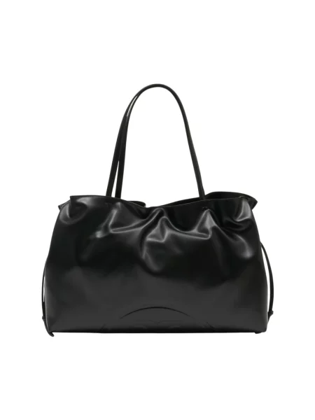 Shopperka Tory Burch ze sznurkiem czarna