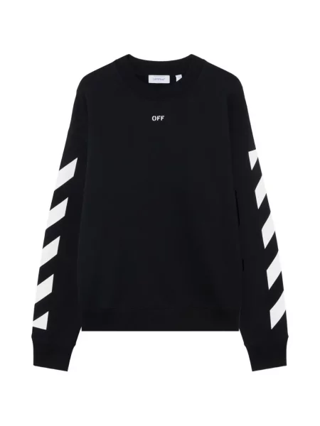 Суичър без качулка Off-white бяло