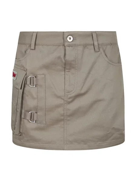 Mała mały spódnica mini Off-white biała