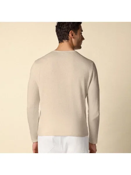 Sweter Brooks Brothers beżowy