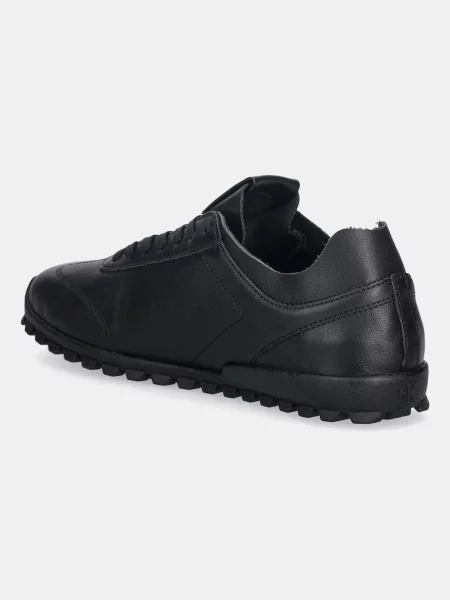 Kožené tenisky Calvin Klein LOW PROFILE RUNNER LTH MG černá