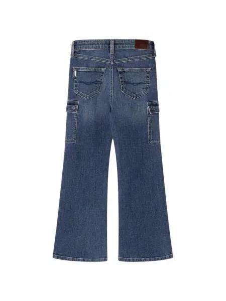 Gyerek denim ruha Pepe Jeans kék