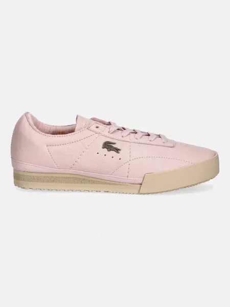 Lacoste Aura superge usnjene roza