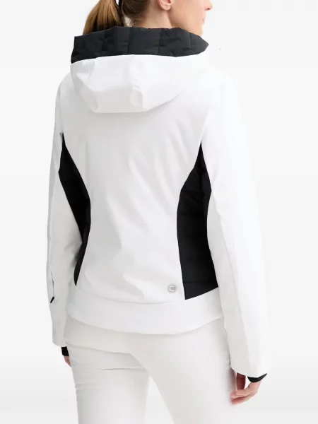Jeździć na nartach kurtka narciarska Colmar z kapturem biała