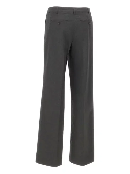 Pantaloni Herskind plisate gri
