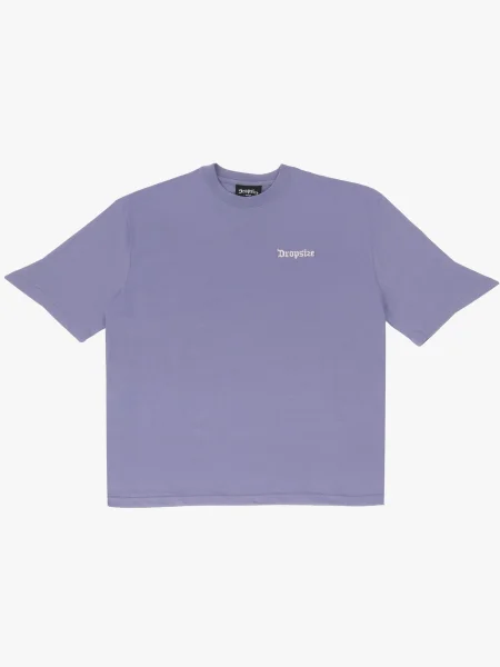 Dropsize Tricou lila / pudră roz