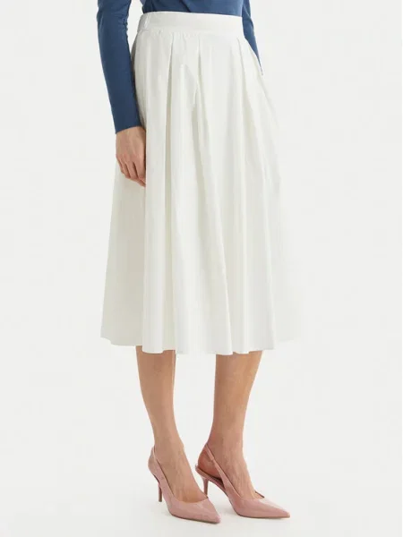 ONLY Fustă trapez Maila Alb negru