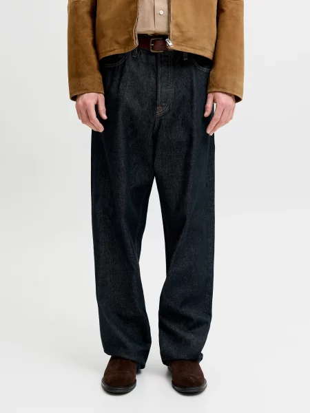 JACK & JONES Džínsy JJIALEX JJORIGINAL tmavomodrá
