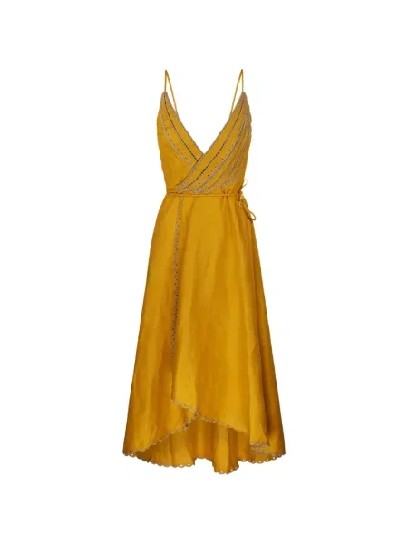 Rochie Farm Rio plic galben