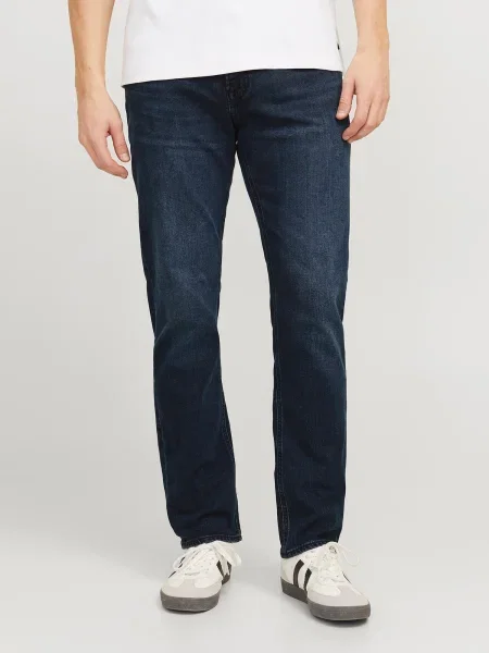 JACK & JONES Kavbojke JJIClark JJOriginal temno modra