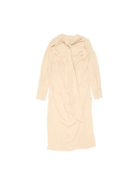 Sukienka Acne Studios beżowa
