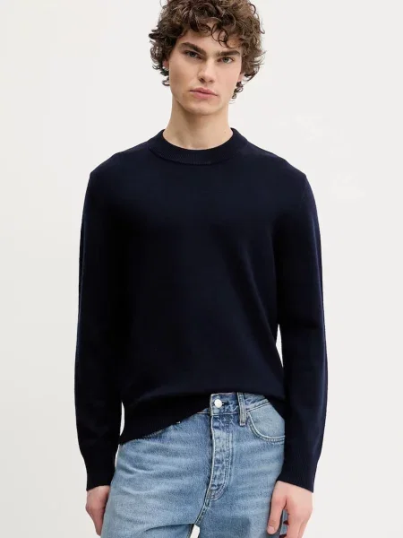 Sunflower pulover de lana barbati marin light albastru