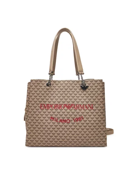 Сумка Emporio Armani бежевая