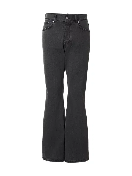 WEEKDAY Džíny džínovina černá