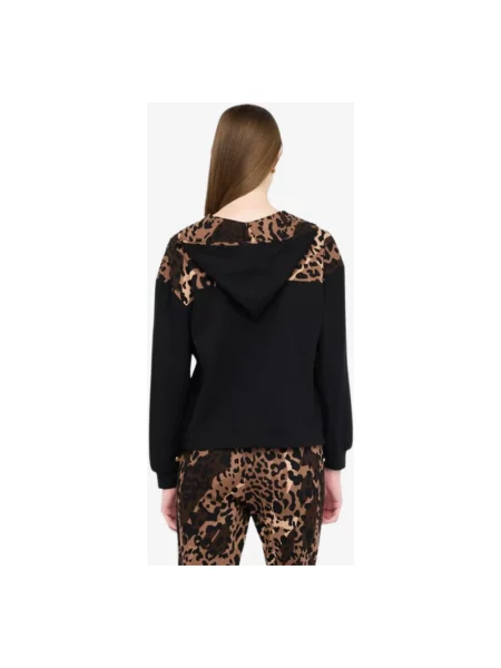 Sweter Liu Jo z kapturem czarny