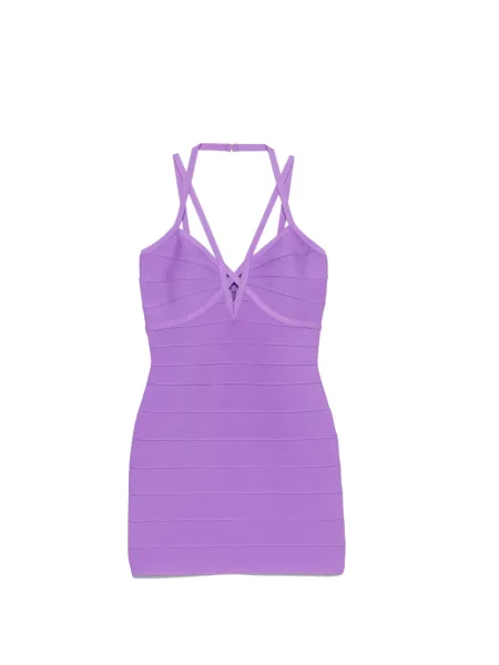 Rochie mini Hervé Léger violet