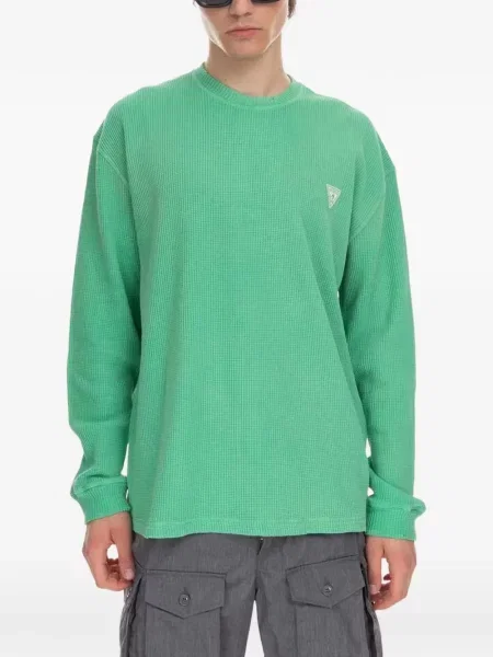 Tricou Guess cu autograf verde
