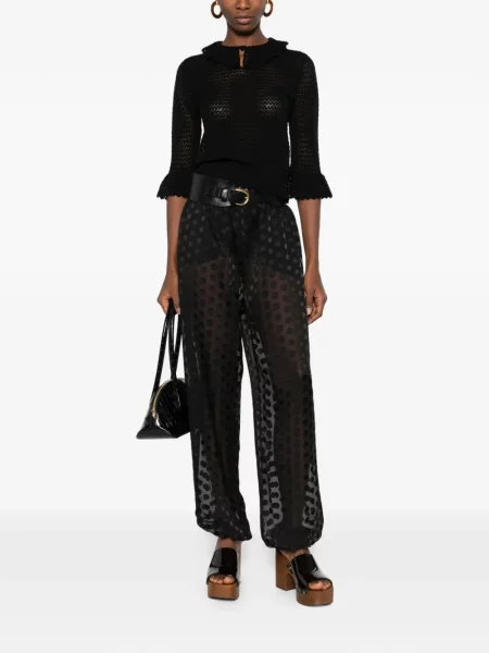 Top Chloé negru