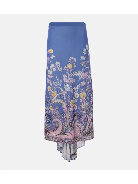 Fusta maxi Etro albastru