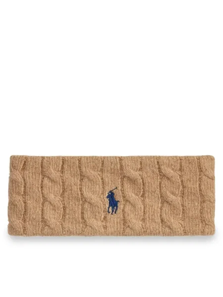 Шапка Polo Ralph Lauren кафяво