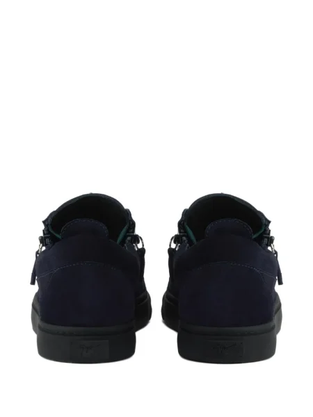 Sneakerși Giuseppe Zanotti Frankie din dantelă albastru