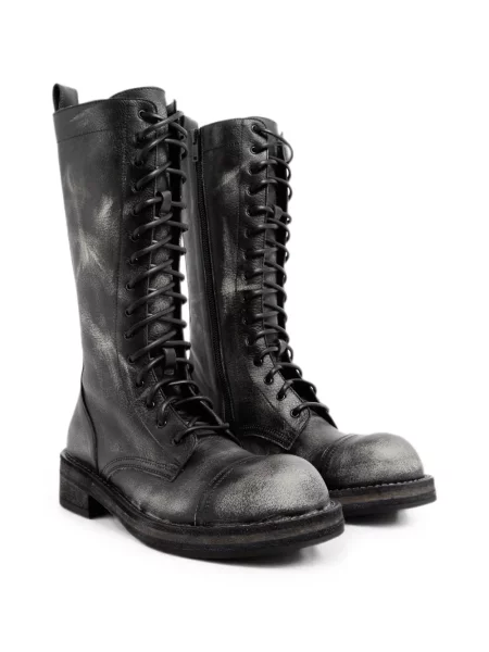 Botine Ann Demeulemeester din piele negru