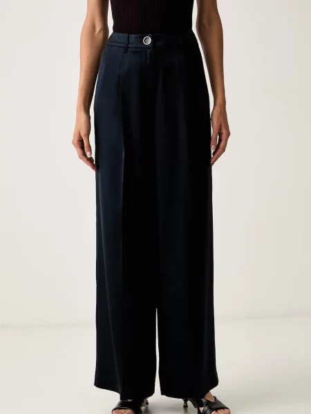 Guess pantaloni de costum pentru femei cu acetat FLORA