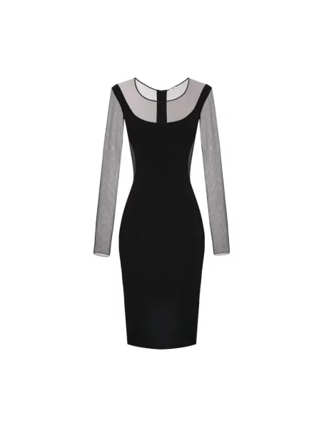 Sukienka midi Elisabetta Franchi czarna
