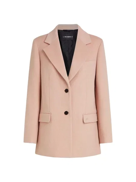 Karl Lagerfeld Palton de primăvară-toamnă pastel roz