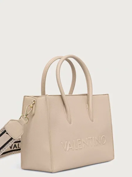 Geantă Valentino din piele bej