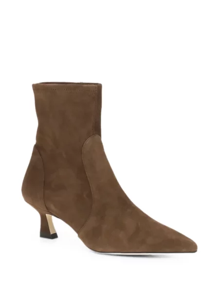Cizme scurte Stuart Weitzman maro
