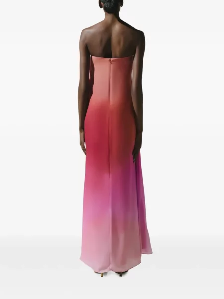 Rochie maxi Baobab fără bretele portocaliu