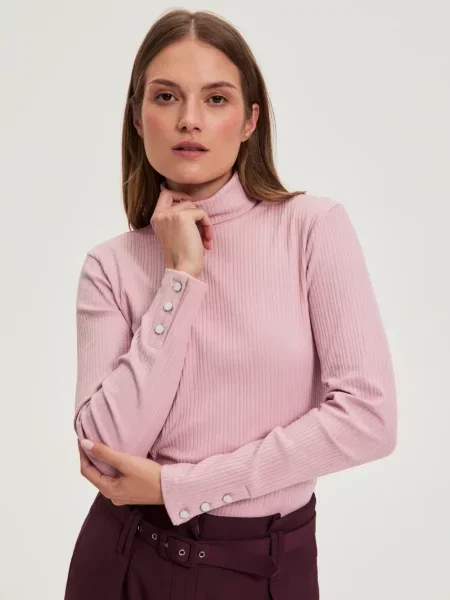 Tricou cu mânecă lungă Marisse cu mâneci lungi