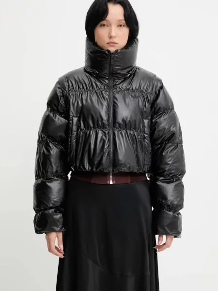 Μπουφάν adidas Originals Essentials μαύρο
