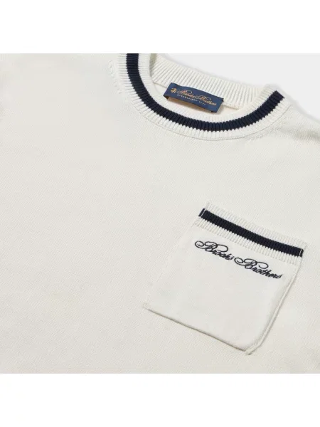 Sweter Brooks Brothers biały