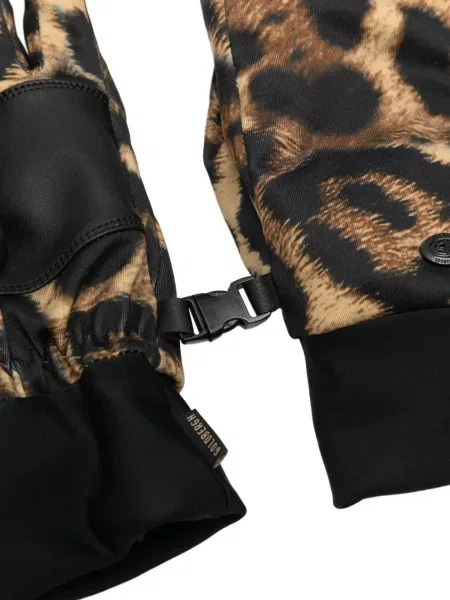 Mănuși Goldbergh cu imagine cu model leopard negru