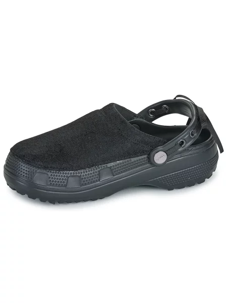 Csipkés félcipő Crocs fekete