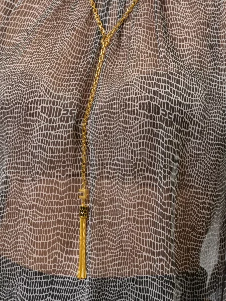 Блуза Elisabetta Franchi чорна