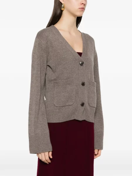 Cardigan Lisa Yang din cașmir maro
