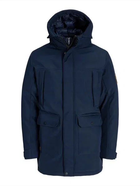 Geacă parka Jack & Jones albastru